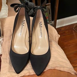 Neiman Marcus Sparkle Bow shoes